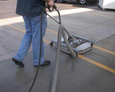 hydrotek 24-1/2" Wide Antv5 stainless steel surface cleaner with vacuum water recovery 