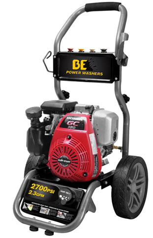 BE Pressure Supply BE286HA Collapsible Frame Cold Water Pressure Washer 2800PSI 2.3GPM honda gas engine
