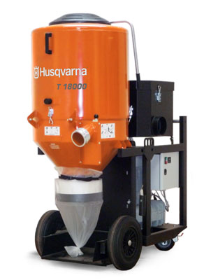 Husqvarna Pullman Ermator T 18000 hepa dust collector vacuum system