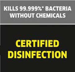 kills bacteria without chemicals