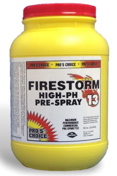 ProsChoice 078345003239 FireStorm High pH Traffic Lane Cleaner and Prespray Powder 1 Jar - 3054 