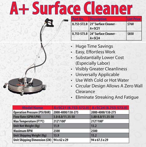 Viper V-SS22SC flat surface cleaner