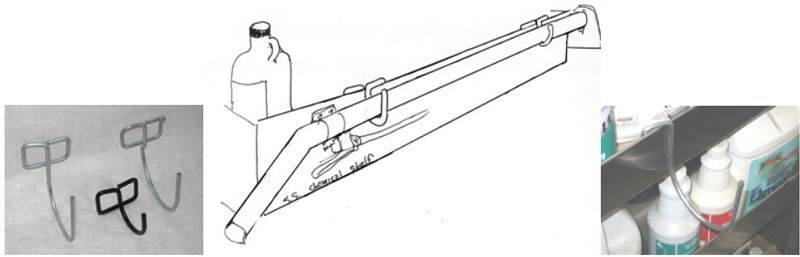 clip on van shelf hooks