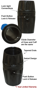 vacuum hose standard flash cuff set