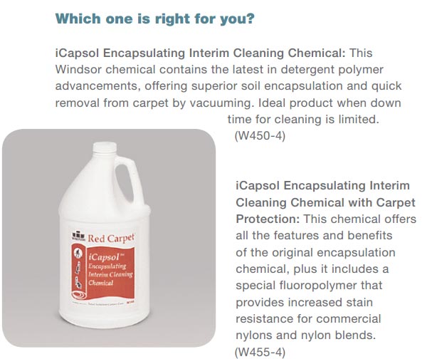 Red carpet icapsol chemical