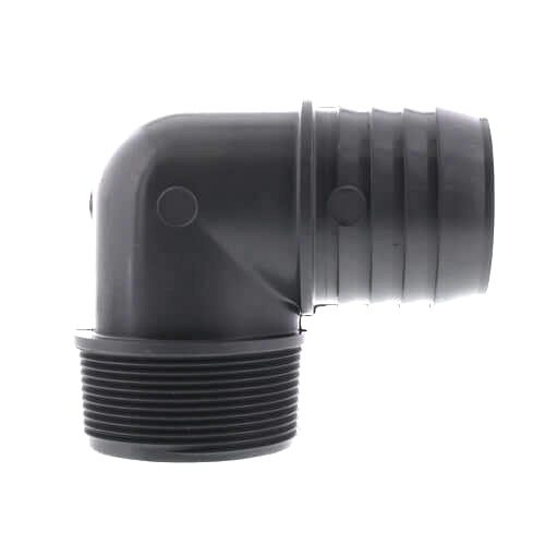 2in Mip X 2in Barbed 90 Elbow Truckmount Plastic Waste Tank Fitting 20148734