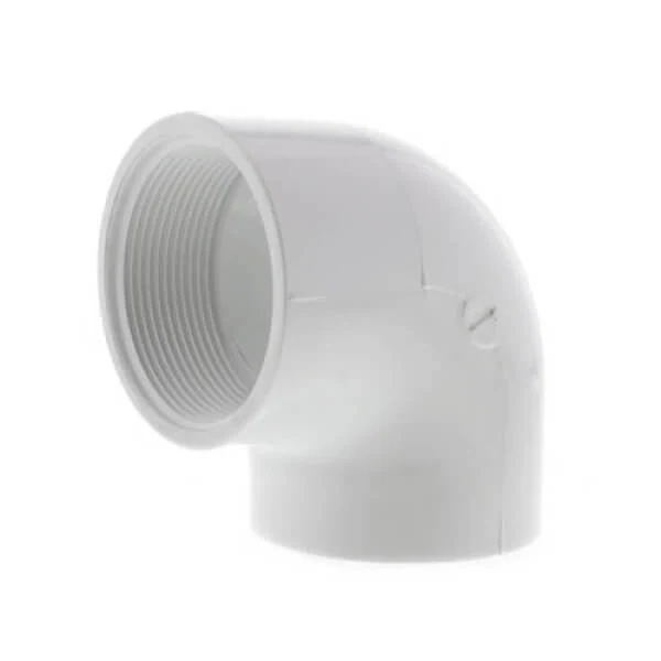 Clean Storm 20200207, PVC 90&deg; Elbow White, 2in Fip X 2in Fip