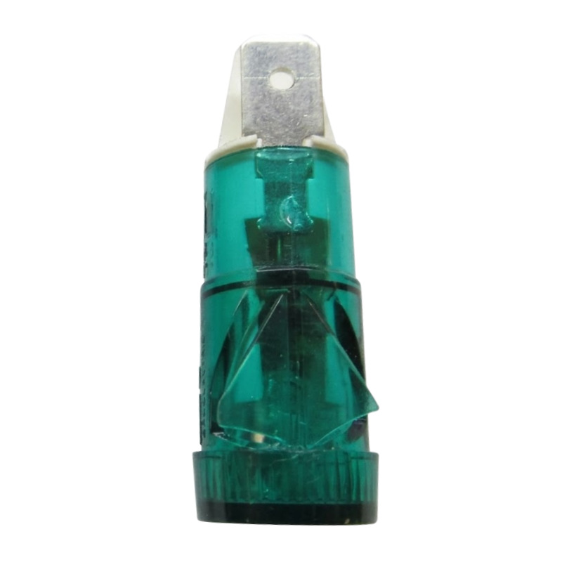 Clean Storm 20220614, Circuit Locator Green Neon LED Light, 120-240V AC, 1/4in EZ Disconnects, 1/2in Hole Mounting