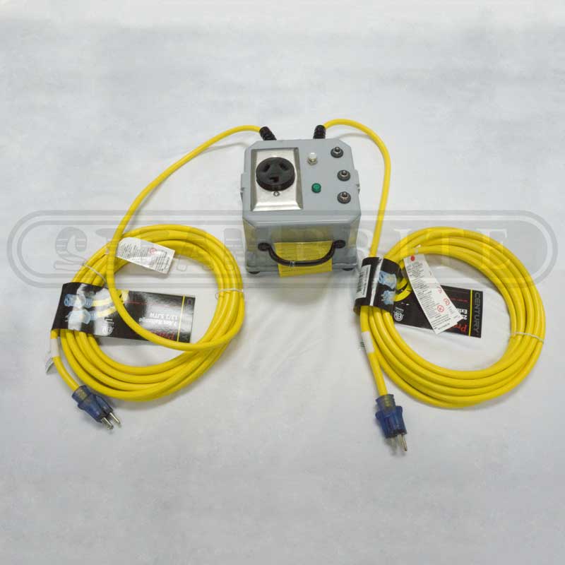 electrical power converter with heavy duty feet