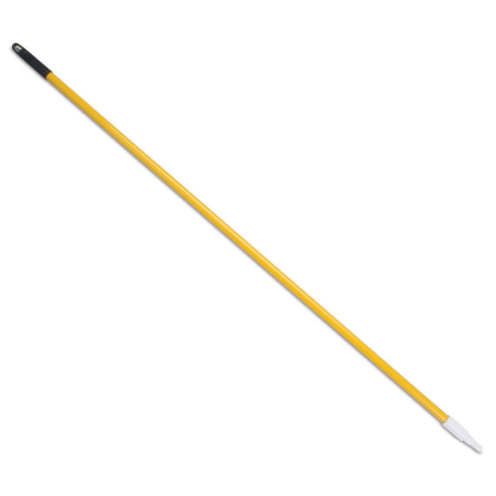 Malish 50448, Yellow 48 inch Fiberglass Handle, Pack of 12, Janitorial Cleaning Equipment, GTIN 6-15129-50448-5
