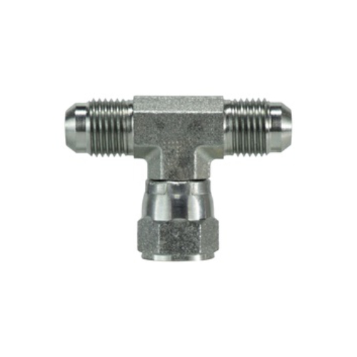 Clean Storm 660088, Swivel Branch Tee, 1/2-in Male JIC x 1/2-in Male JIC x 1/2-in Female JIC Swivel, Steel