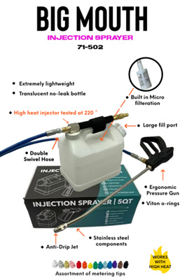 carpet and tile cleaning injection prespray system