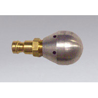 NIKRO 860501 Aluminum Reverse Air Blast Replacement Nozzle with Dual Action Locking Plug