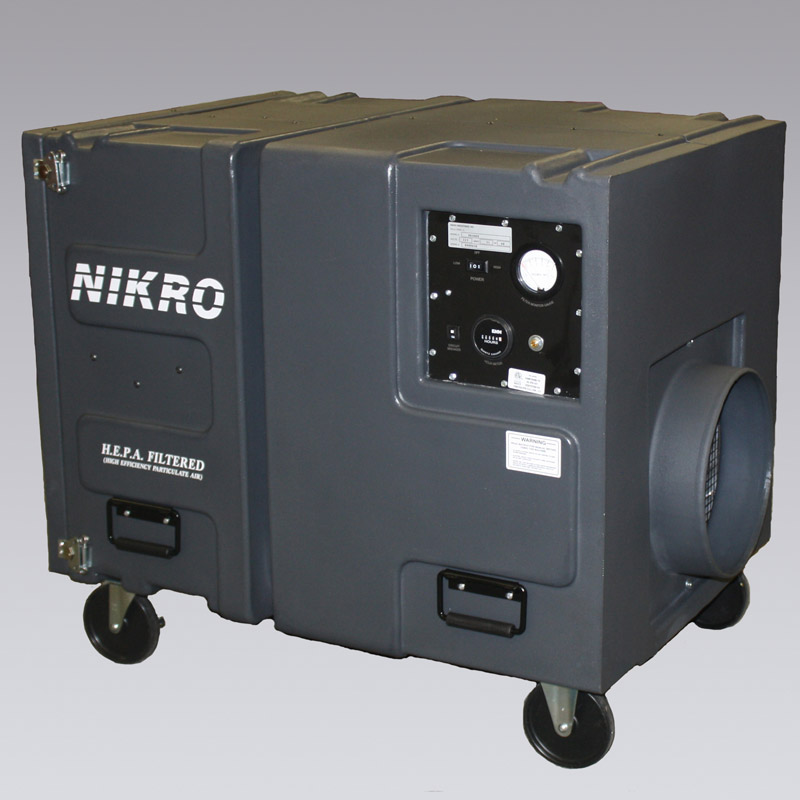 Nikro PS2009 POLY AIR SCRUBBER Light weight, dent and corrosion resistant portable polyethylene air scrubber.