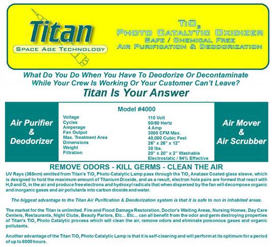 titan 4000 hydroxyl generator