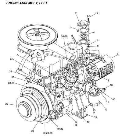 Prochem truckmount nissan A15 alternator