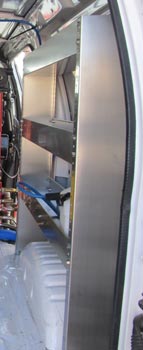 Carpet Cleaning  S/S  Adjustable 3-Tier Chemical Van Shelf  Storage Truckmount 