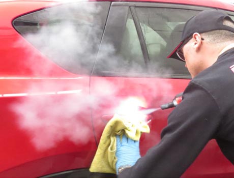 vapor steam car wash dls light system