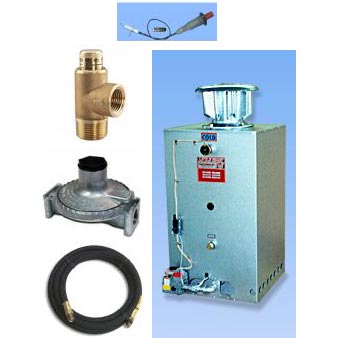 Little Giant 3HT 120 000 Btu Propane Heater High Pressure Ax43hp Basic  Starter Package Propane Hose