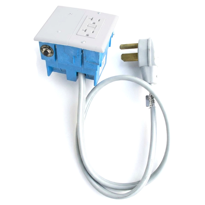 Clean Storm 5003A, Electrical Converter 230 volt 3 wire/prong 30 amp, TO 115 volt Single Gang with 25 amp Breakers (2 outlets) Adapter