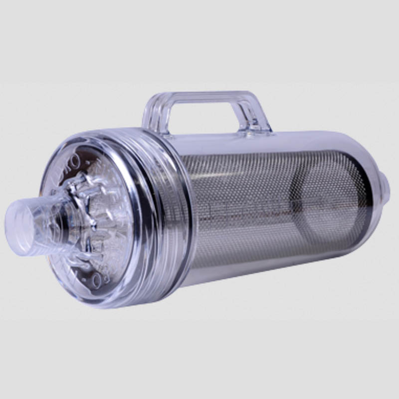 HydroForce AC10CLEAR Transparent Truckmount Hose Mount Carpet Cleaning Lint Filter HydroFilter Clear INLF23