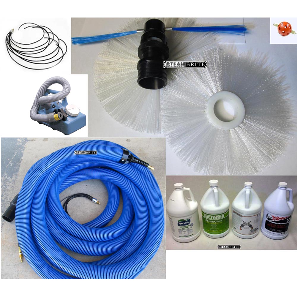 Clean Storm Vacu-whip Air Duct Cleaning Start Up Kit for Carpet