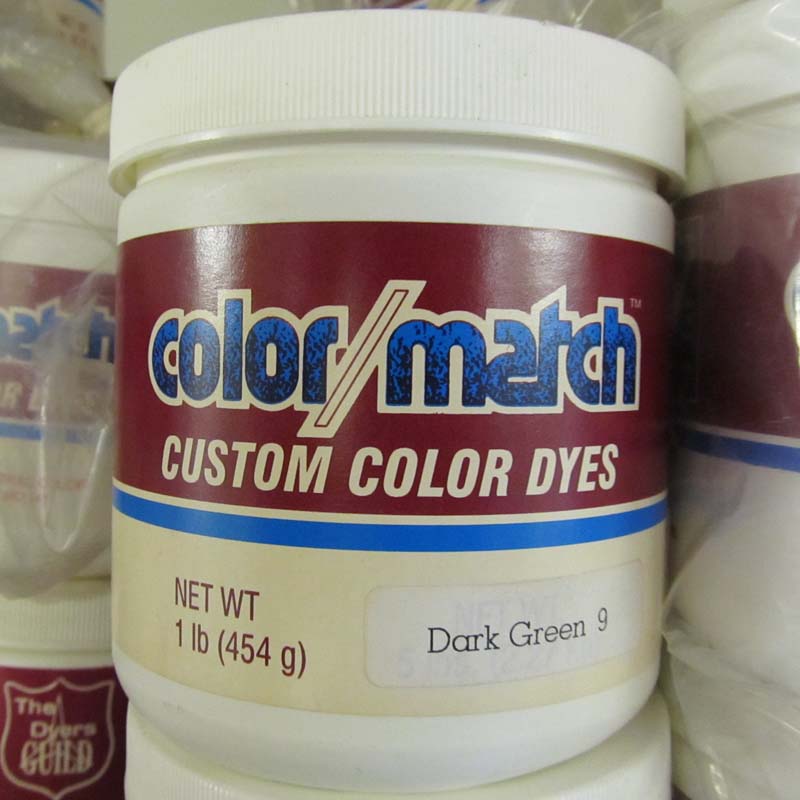 Color Match Carpet Dye Dark Green No9 1lb D09 1d Accessories Chemicals
