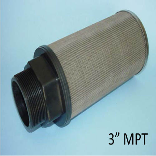 Filter Waste Tank 3in Mpt 100 Mesh Tkfltr3 Truck Mount