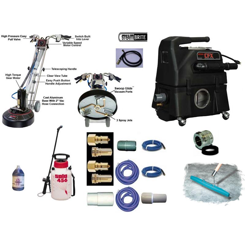 Rotovac CFX Duel 2-Stage Carpet Cleaning Equipment Extractor Machine 