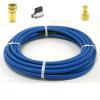 Clean Storm Solution Carpet Tile Cleaning Hose 50ft Long x 1/4in ID 3000 psi Non Marking Jacket with Brass QD and Ball Valve 105839