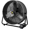BE Pressure Supply FD24 24in Drum Fan - 7700 CFM W/ Wheels