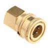Pressure Washer QD 3/8in Fip X 3/8in Female Socket Coupler Brass [20161114]  801569