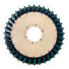 Malish 50412CCW Diamond Devil Green Hone Tool For Floor Buffers and Auto Scrubbers 12in 32 Blades Counter Clock Wise 6-15129-50412-6
