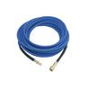 HydraMaster 000-068-198 Blue SuperFlex HP Solution Line 1/4 inch Diameter, 50 Feet, M-F with Shutoff Valve