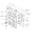 Hydramaster 000-074-017, Vacuum Gauge, 2-1/2 Inch Glycerin Filled Panel Mount, 1/4"Mip Back Connection, 9 In Image 30HG