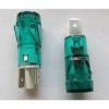 Circuit Locator Green Neon LED Light 120-240 volts AC 1/4in EZ Disconnects SBM8359 1/2in Hole Mounting 20220614