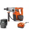 Demo Husqvarna Drill Motor Dm 540i Bundles with QC500 Quick Charger 40V Plus 2 BLi300 Batteries 970493706A 25%OFF ProMo Applied