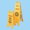 Rubbermaid RCP6112YEL Floor Sign Caution Yellow