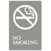 Sign No Smoking 6X9 Gray QUR01412 UST 4813