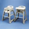 Sturdy Chair Hi Chair W/Wheels Platinum