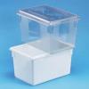 Rubbermaid Commercial RCP3301CLE 15 Inch DEEP FOOD BOX-CLEAR