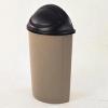 Rubbermaid Commercial RCP3520BEI Waste Receptacle Half Round Beige