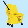 Rubbermaid Combo Pack 7571/7575 Yellow Mop Bucket and Wringer Downward Press with foot petal 35 qt