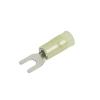 Solderless Fork Nylon-Insulated Brass Crimp Sleeve Spade Terminals 624303 10-12 Awg