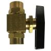 Panel Mount 3/8in Fip Brass Ball Valve 46833  1000psi