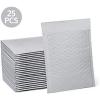 Plastic Coated 0 Poly Bubble Mailer - White 25 pk 6in x 9in  20181004  8.723-103.0